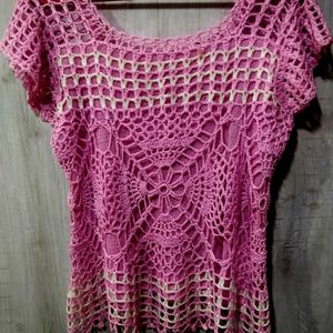 Aesthetic Pink Top New