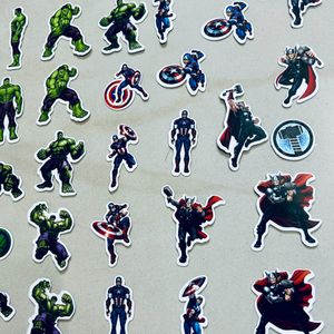 Marvel Character Paper Stickers