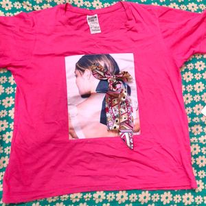 Regular Casual Pink Cute Tshirts