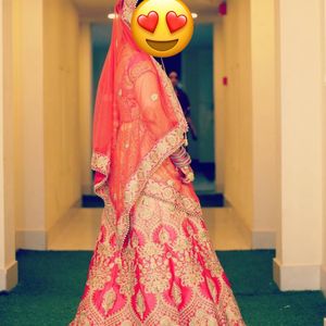 Pink Women’s Bridal Lehenga