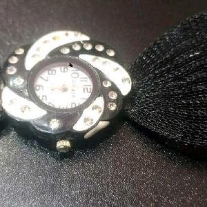 Black designer Watch