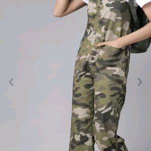 Camouflage Stylish Dungaree For Women