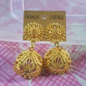 New Golden Jhumka Small