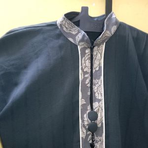 Dark Grey Abaya