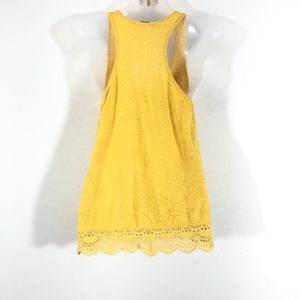 Yellow Plain Tank Top(Women’s)