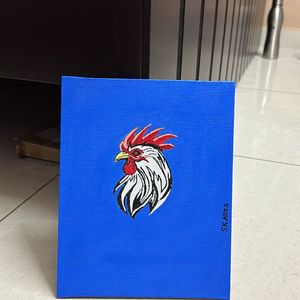 MALE ROOSTER ACRYLIC PAINTING