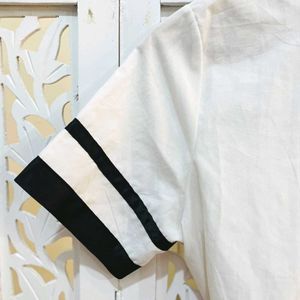 Pinterest Korean White & Black Top