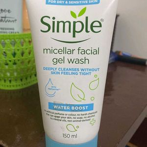 Simple Micellar Facial Gel Wash