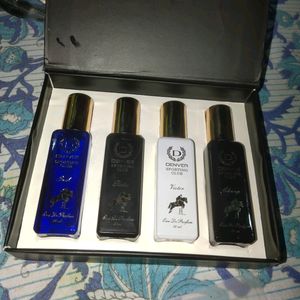 4 Perfumes Set By Denver Box Packing New