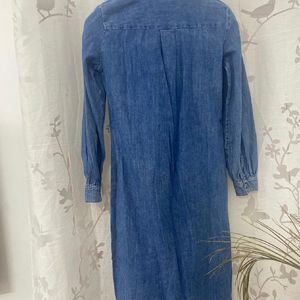 H&M Denim Midi Dress