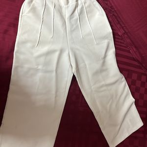 White Formal Trousers