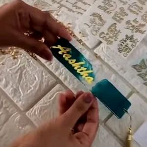 Resin name plate / Bookmark