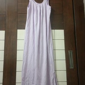 Soft Cotton Nighty Slip (Size-XL) (Pink)