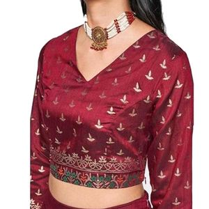 Red Designer Blouse