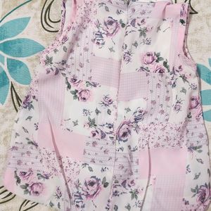 Georgette Printed Pink Frock