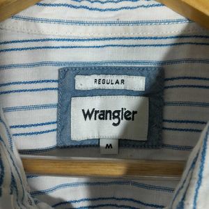 Off White Striped Shirt For Men's