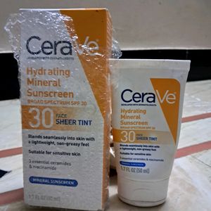 CeraVe Hydrating Mineral Sunscreen SPF 30