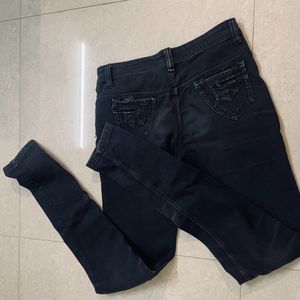 Black Charcoal Denim Jeans