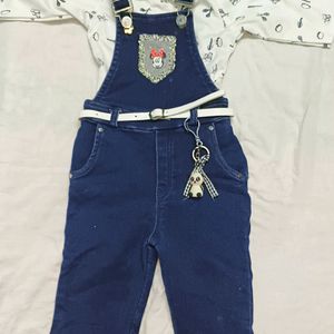 Baby Girl Cute Top and jean( With Belt)