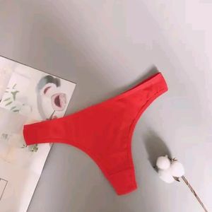 Women's  Red Thong bikini Panty