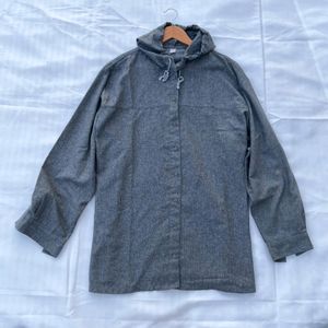 Super Baggy Korean Grey Hoodie Shirt