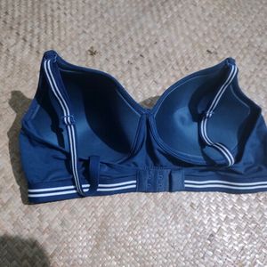 New Navy Blue Padded BRA