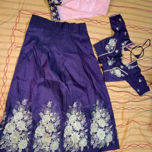 Women Purple Lehenga