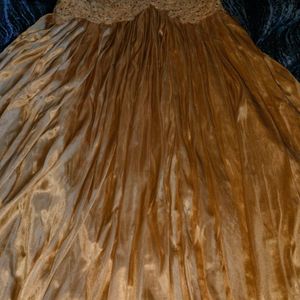 Beautiful Tan Colour Wedding Gown