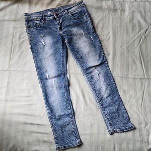 Low Waist Bow Jeans