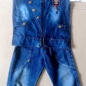 Denim Dress For Boys