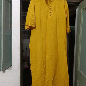 Yellow Kurta With Smart Look Till XXL Size