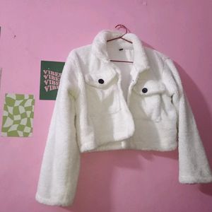 Crop woollen Jacket