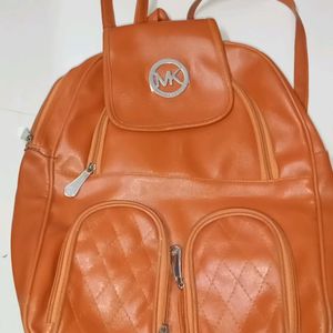 Orange Backpack