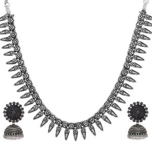 Oxidised Jewellery Set | Earrings & Necklace