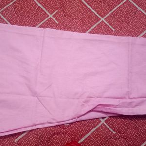 Cotton Pant Light Magenta Colour