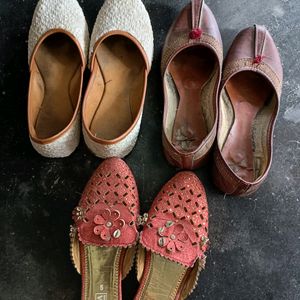 3 Pairs Of Ballerina/Jutti