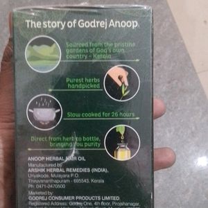 Unused GODREJ ANOOP Anti Hair-Fall Oil