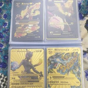 80 Pokemon Cards With Album