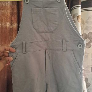 Combo Of 2 Dungaree- Grey& White(without Tshirt)t