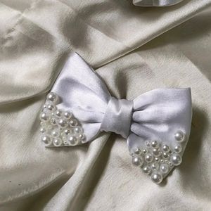 Scrunchie, Pearl Bow Combo