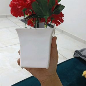 Dahlia Artificial Flower Pot