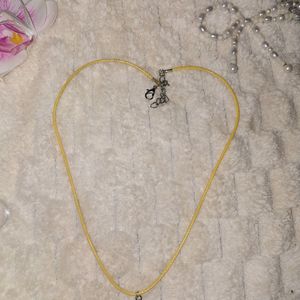 Yellow Y2k Necklace