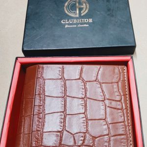 Genuine Crocodile Leather Wallet.