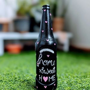 Home Sweet 🏠 Handpainted Bottle
