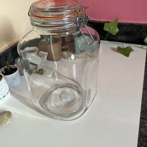 3litre Glass Clip Jar