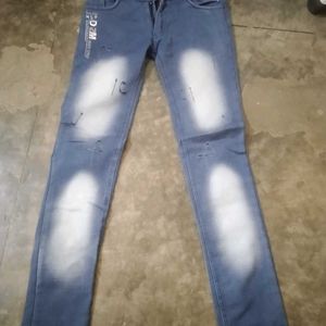 Damage Denim Jeans