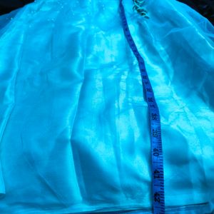 Part Wear Sky Blue Skirt