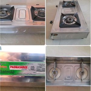 Padmashree LPG Dual Burner Steel Stove...