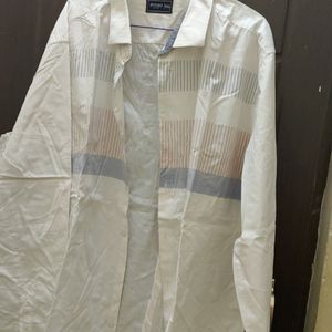 A White Floral Shirt