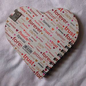 Heart Shaped Personal Diary